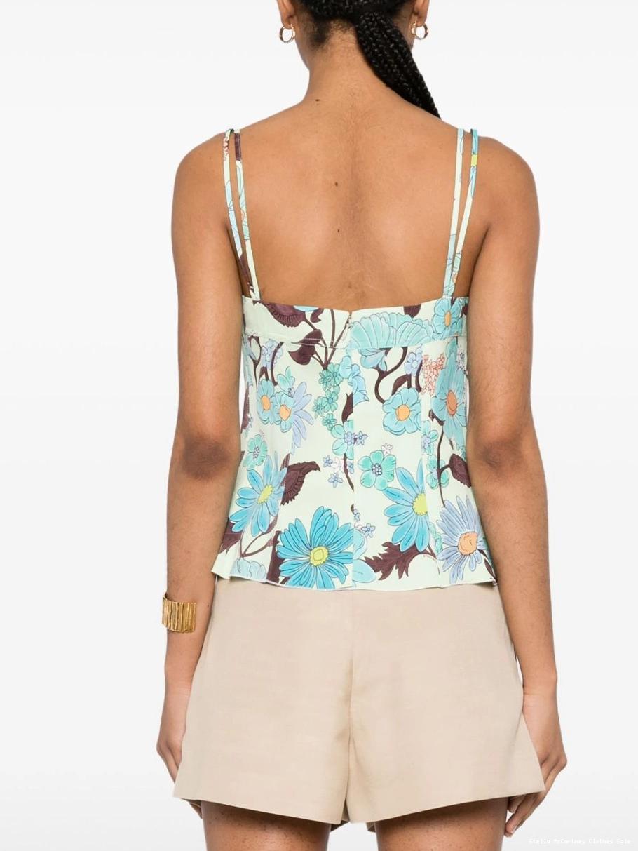 Affordable floral-print McCartney top cropped Stella Women 0724